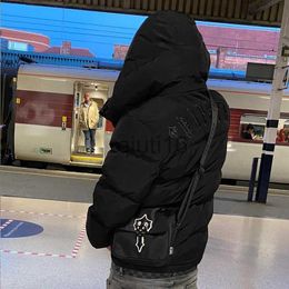 Men's Down Parkas Men's Jackets Winter Men Trapstar Jacket AW20 Irongate Hooded Quilted Women Warm Vintage Short Top Quality Embroidered Lettering Coat x0908