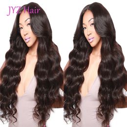 Lace Front Wig Natural Colour Loose Wave Brazilian Malaysian Virgin Human Hair Full Lace Wig Unprocessed Cheap For Selling246Z