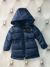 Abbigliamento per bambini piumino firmato piumino d'anatra bianco cappotti trapuntati invernali caldi ragazze ragazzi unisex giacca con cappuccio bambini cappotto con cappuccio antivento fodera scozzese vestiti per bambini