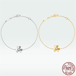 VAC 4 Four Leaf Clover Designer Pendant bracelet with diamond luxury fashion Necklaces Stud Earring ring set 925 Sterlling Silver 219z