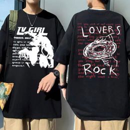 Men's TShirts Tv Girl Lovers Rock Song Graphic T Shirt French Exit Album Poster Merch Tshirt Men Women Harajuku Oversized Short Sleeve 230907