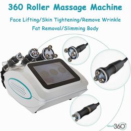 LED Light RF Skin Firming Anti Wrinkle Face Lift 360 Roller Radio Frequency Body Shape Cellulite Weight Loss Equipment 3 Treatment Handles