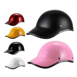 Motorcycle Helmets Open Face Helmet Baseball Cap Half For Men Women Scooter Electric Bike Retro Hard Hat