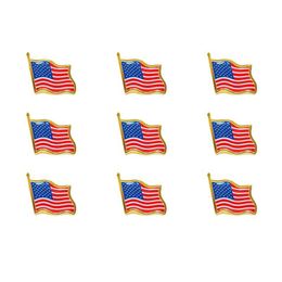 Party Favor Usa Rainbow Flag Badge Collar Pin Clothing Tie Hat Backpack Jacket Accessories Holiday Gift Drop Delivery Home G Dhgarden Dhupd