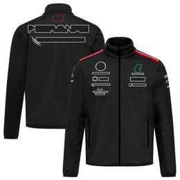 2023 New Customised selling F1 Formula One work clothes men's sports casual soft shell jacket310a