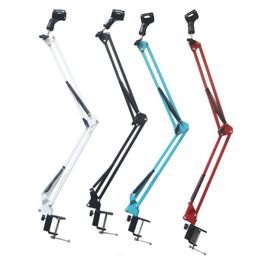 Lighting Studio Accessories Microphone Stand Desk Adjustable Compact Suspension Boom Scissor Arm J60A 230908