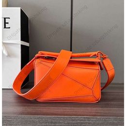 Women's Bag Puzzle designer handbag Lowwe Mini All Cowhide Deformation Geometry Single Shoulder Oblique Straddle Handbag High Quality