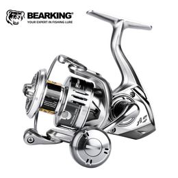 Fly Fishing Reels2 BEARKING brand arrival Saltwater Reel Spinning 10006000 91BB 52 1 Max Drag 12KG WaterProof Reels 230907