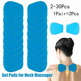 Full Body Massager 2 30 Buah Bantalan Gel untuk Pemijat Leher Pelatih Otot Pinggul Pengganti Alat Pijat Tubuh EMS Aksesori 230907