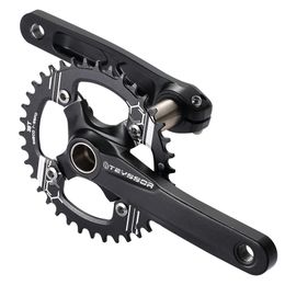 Bike Groupsets Bicycle Crankset 104BCD Ultralight 170mm Cranks Aluminium Alloy Bottom Bracket Bearing 38T Chainwheel 230907