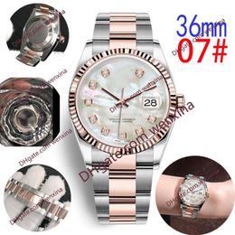 20 Colour High quality Waterproof Mens Automatic Watches 36mm Diamond watch Stainless steel Women watch Couples Style Classic Wris256l