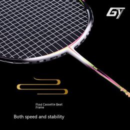 Badminton Rackets Ganjiang Moye S Enters Class Attack Racquet with Full Carbon 4U Secondary Reinforcement Professional 230907