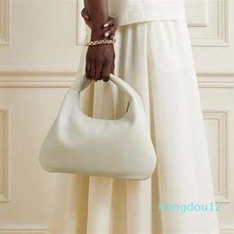 Evening Bags Woman Everyday Black Texture Cowhide THE ROW Medium Size Single Shoulder Bag274U