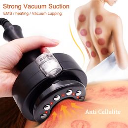 Other Massage Items Ems Cupping Massager Vacuum Suction Cups Ventosas Anti Cellulite Heating Scraping Slimming Therapy Machine Body Detoxification 230907