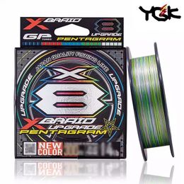 Braid Line 100 Origin Japan YGK XBRAIDED Upgrade Fishing X8 PE Multifilament Multicolored Line100M150M200M 230907