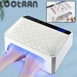 Nail Dryers 178W Dryer Lamp High Power Wireless Rechargeable UV LED Automatic Sensing Gel Polish Drying Manicure Tool 230908