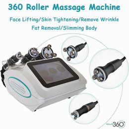 360 Degree Rotating LED Multipolar RF Roller Body Slimming Machine Painless Fat Removal Anti Cellulite Radio Frequency Skin Tightening Lifter CE Approval