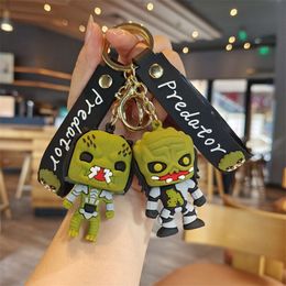 Hot selling Wednesday keychain creative cartoon Adams family doll key pendant monster keychain