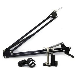 Lighting Studio Accessories Mic Arm Stand Microphone Suspension Boom Scissor Holder For Broadcast PN Drop Support 230908