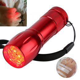 Full Body Massager Vein Display Instrument Infrared Vascular Viewer Aluminium Alloy Red LED Flashlight Imaging Transilluminator Finder 230908