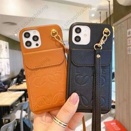 Fashion brand Crossbody Phone Bag Designer wallet Lowwe Leather Flip Card Bag Men's and women's luxury multi-functional phone case fall protection case