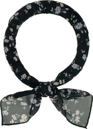Scarves Allegra K Women's Chiffon Scarf -65cm X 65cm - Flower Printed Square Handkerchief ScarfLF2030908