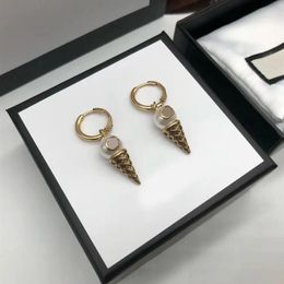 luxury designer Charm earring ice cream drop earrings aretes orecchini for women party lovers gift jewelry268h