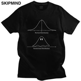 Men's TShirts Funny Normal Distribution Paranormal Tshirts Men Cotton Humor Math Shirt Geometric Tee Short Sleeved Summer TShirt 230907