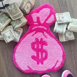 Carpets Purse Rugs Tufted Material Cartoon Carpet Anime Home Soft Fur Rugs Children Girl Bedroom Living Room Doormat Decor Floor Mat 230908