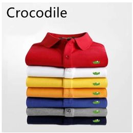 High Quality Spring Luxury Italy Men T-Shirt Designer Polo Shirts High Street Embroidery small horse crocodile Printing Clothing M278V