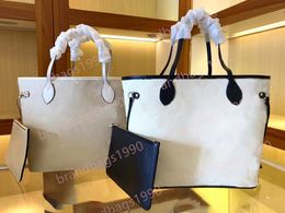 31 CM Original free ship cowhide leather Totes handbags Soft Canvas leather Strap shopping bag Never single shoulder bag