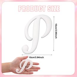 Shoe Parts Accessories Decorative Lettering For Bogg Bag Alphabet Letters Decor Letter Charms 3D Personalising Handbag Diy White Dro Ot7T1