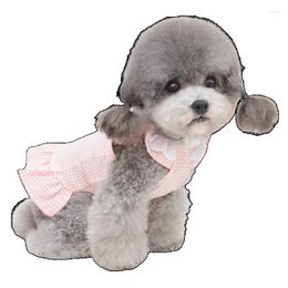 Dog Apparel Pet Clothing Dresses Little Princess Lovely Skirt Teddy Bea Cat Summer Dress Thin Pomeranian Sunscreen Vest