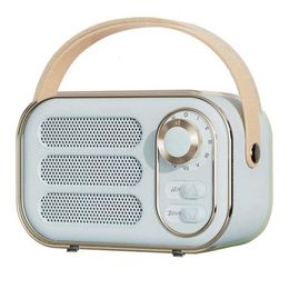 Portable Sers BAAY Retro Ser 360 Stereo Effect Bluetooth Mini Vintage Radio Home Decor Sound Box For Outdoor 230908