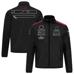 2023 New Customised selling F1 Formula One work clothes men's sports casual soft shell jacket213P