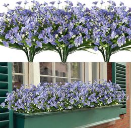 Wedding Rose Artificial Flower Floral Grave Home Party 1 Bunch Bouquet Decor Fake Flower Home Wedding Decoration Accessories L20309089