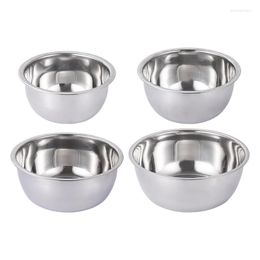 Bowls Stainless Steel Mixing Bowl Multipurpose Whisking Bucket Durable Nesting For Kitchen Tableware Salad Cooking Supplies