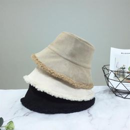 Designer Lamb Wool Fisherman Hat for Men Woman Baseball Caps Visors Beanie Casquettes Fisherman Buckets Hats High Quality 308164190c