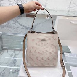 C-bag Printed Bucket Bags 4 Style Shoulder Coabag Women Luxurys Handbag Leather Tote Bag Brown Designer Crossbody Fashion Purse 230109