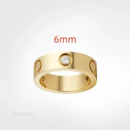 ring Jewelry Retail Wholesale 4mm5mm6mm Couple Rings for Men Rings with Stone Women Girls Men Couple Rings Wedding Rings Classic luxury