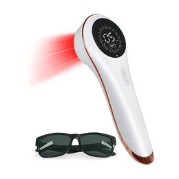 Portable Slim Equipment Low Level Laser Therapy Device 650nm 808nm Wavelength 3B Grade for Sport Injuries Sciatica Heel Spurs Neck Pain Relief 230908