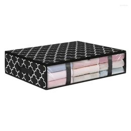 Storage Bags Under Bed Containers Foldable Box Closet Organiser Large Capacity Underbed Boxes Clothing Space Free Bag