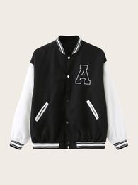 Women's Jacket Bomber Autumn Winter Fashion Baseball Uniform Oversize Coats Student Couple Harajuku Loose Streetwear Jacket 230908