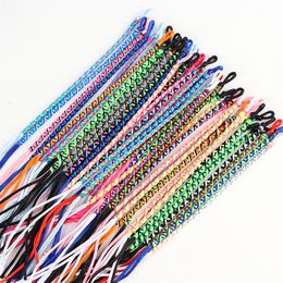 Bangle 20/30/50Pcs/Lot Ethnic Style Colorful Hand Woven Cuff Bracelet For Men And Women Fashion Retro Birthday Party Gifts 230907