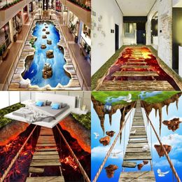 High Definition 3D Thrilling Print Corridor Aisle Carpet Living Room Lobby Rug Hallway Passageway Floor Mat tatami Rug Washable Cu250r