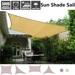 4 Shapes Sun Shade Sail 300D Oxford Polyester Protection Outdoor Canopy Garden Patio Pool Shade Sail Awning Camping Shade Cloth2096