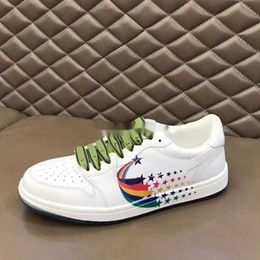 Designer Sneakers Men Shoes Fashion Platform Joint Shoe Trainers Green Silk Laces Sneaker Outdoor Pattern Trainers