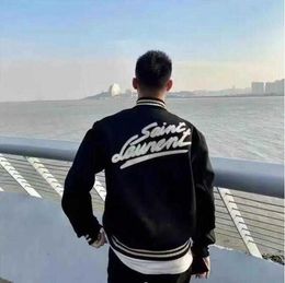 Autumn Winter Jackets for Men Saint Baseball Jacket Women Laurent Coat Mens Clothing2XJV