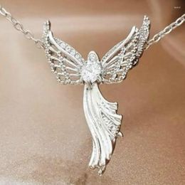 Pendant Necklaces Trendy People Creative Explosion Models High-End Angel Drop Ladies Necklace Fashion Trend Niche