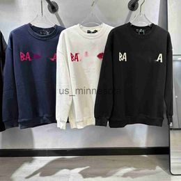 Men's Hoodies Sweatshirts Letter Basic Sweater Men and Women Couple Men and Women Fashion Sweater J230908